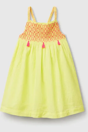 Benetton Benetton, Dress With Neon Tassels, size 12-18, , Kids