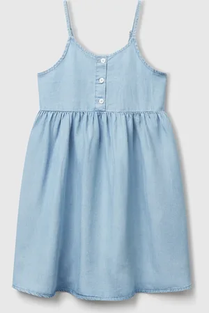 Benetton Benetton, Chambray Dress, size XL, , Kids