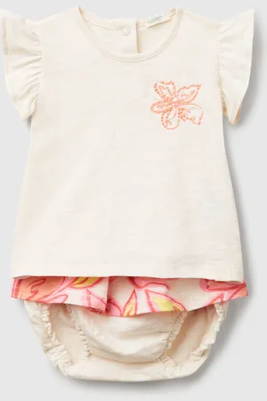 Benetton Benetton, Patterned Tank Top And Skirt Set, size 0-1, , Kids