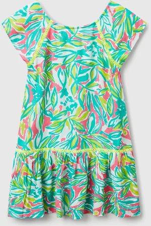 Benetton Benetton, Dress With Tropical Print, size 3XL, , Kids