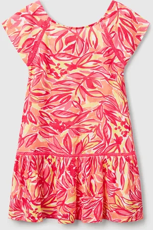Benetton Benetton, Dress With Tropical Print, size 3XL, , Kids