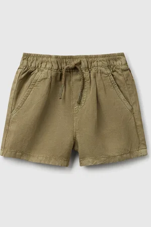 Benetton Benetton, Shorts In Linen Blend, size 9-12, , Kids