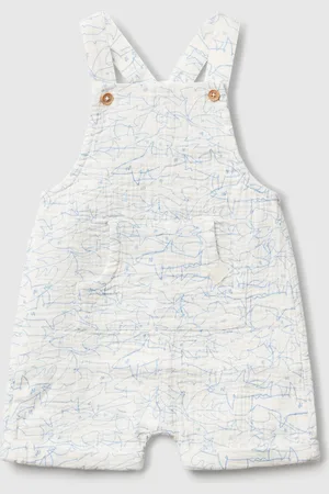 Benetton Benetton, Dungarees With Shark Print, size 3-6, , Kids