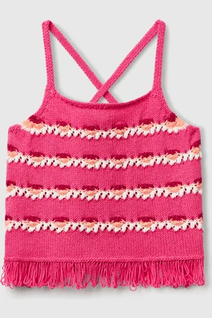 Benetton Benetton, Top In Crochet Stitch, size 3XL, , Kids