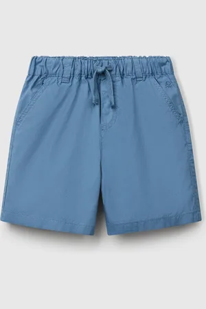 Benetton Benetton, 100% Cotton Shorts With Drawstring, size 18-24, , Kids
