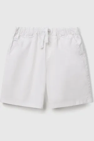 Benetton Benetton, 100% Cotton Shorts With Drawstring, size 4-5, , Kids
