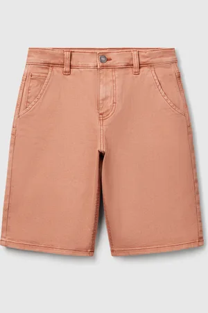 Benetton Benetton, Regular Fit Denim-effect Bermudas, size 3XL, , Kids