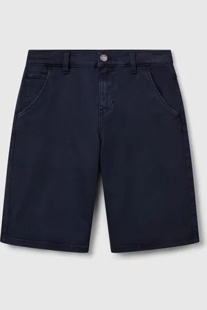 Benetton Benetton, Regular Fit Denim-look Bermudas, size 2XL, , Kids