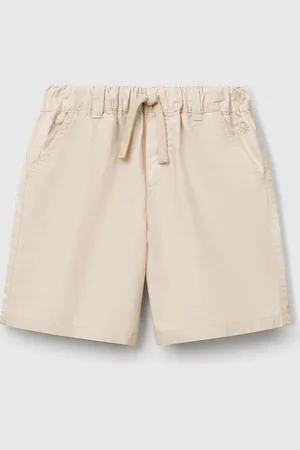 Benetton Benetton, 100% Cotton Shorts With Drawstring, size 18-24, , Kids