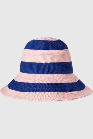 Benetton Benetton, Blue And Pink Striped Hat, size S, , Women