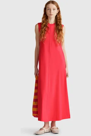 Benetton Benetton, Sleeveless Dress In Pure Cotton, size XXS, , Women