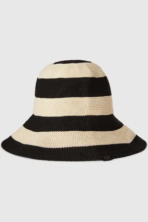 Benetton Benetton, And White Striped Hat, size M, , Women