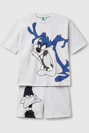 Benetton Benetton, Short looney Tunes Pyjamas, size 18-24, , Kids