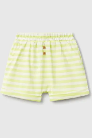 Benetton Benetton, Striped Shorts With Cuffs, size 12-18, , Kids