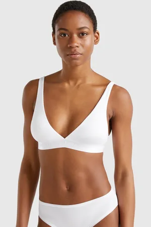 Benetton Benetton, Triangle Bra In Stretch Cotton, size 36, , Women
