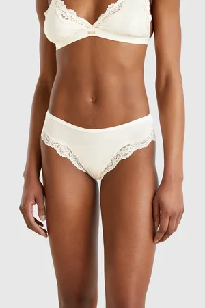 Benetton Benetton, High-rise Underwear With Lace Inserts, size L, , Women