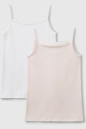 Benetton Benetton, Two Camisoles In Stretch Cotton, size XXS, , Kids