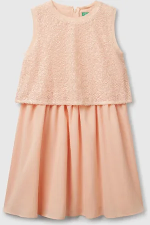 Benetton Benetton, Dress With Sequins, size M, , Kids