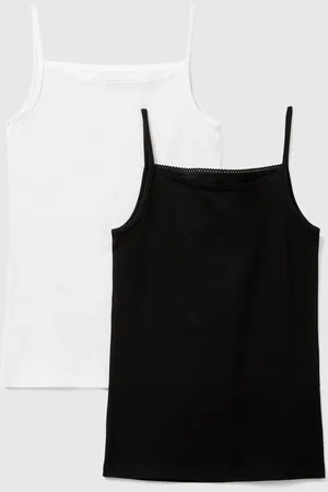 Benetton Benetton, Two Camisoles In Stretch Cotton, size XL, , Kids