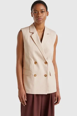 Benetton Benetton, Long Pinstriped Vest, size, , Women