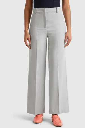 Benetton Benetton, Wide Flowy Trousers, size, , Women