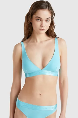 Benetton Benetton, Triangle Bra In Stretch Cotton, size 38, , Women