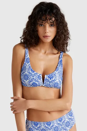 Benetton Benetton, Padded Swim Bandeau Top, size 40, , Women