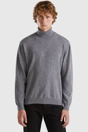 Benetton Benetton, Turtleneck In Pure Merino Wool, size XL, , Men