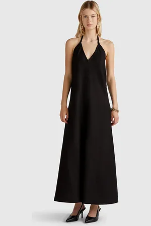 Benetton Benetton, Long Dress In Pure Linen, size XXS, , Women