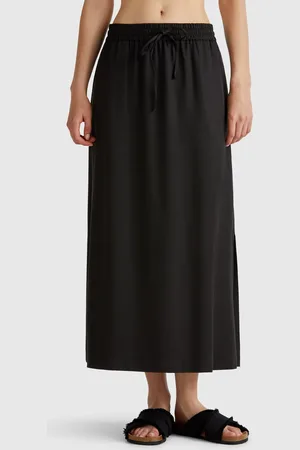 Benetton Benetton, Flowy Midi Skirt, size XS, , Women