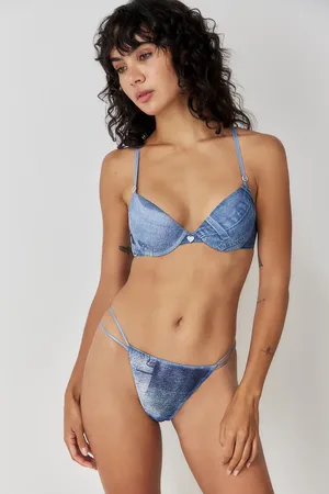 Out From Under Seraphine Satin Ruched Bralette M At Urban Outfitters in  Brown