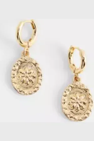 Silence + Noise Daisy Concho Drop Earrings