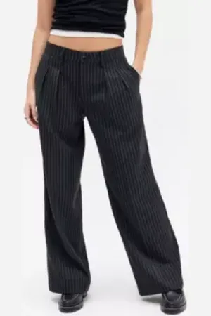 Archive At UO Ash Pinstripe Low Rise Trousers