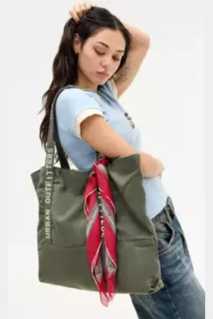 Urban Outfitters UO Branded Canvas Tote Bag