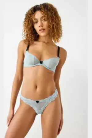 Out From Under Liv Contrast Lace Thong
