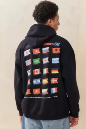 Urban Outfitters UO Flags Hoodie