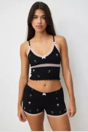 Out From Under Ribbed Shorts