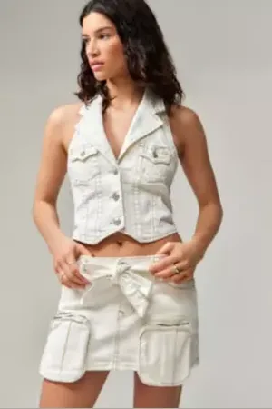 True Religion Sadie Cargo Mini Skirt