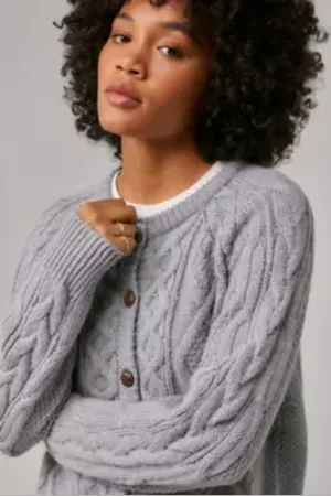 Urban Outfitters UO Cable Knit Cardigan