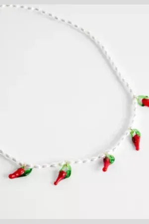 Urban Outfitters UO Chilli Pearl Necklace