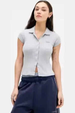 iets frans... Iets frans. Short Sleeve Button-Through Polo Shirt
