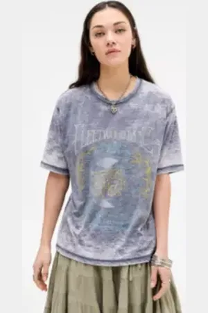 Urban Outfitters UO Fleetwood Mac Burnout Boyfriend T-Shirt