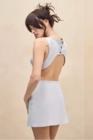 Silence + Noise Lillith Backless Mini Dress