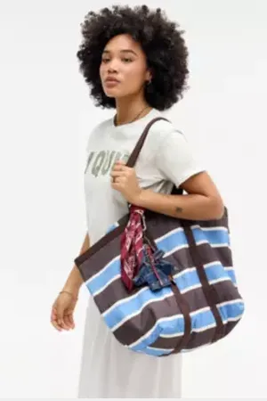 Urban Outfitters UO Stripe Carry Tote Bag
