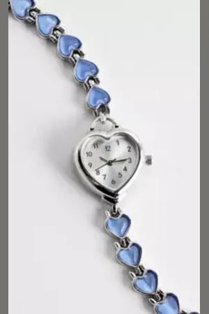 Silence + Noise Baby Blue Heart Watch