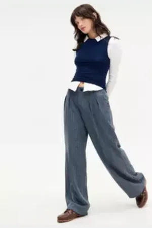 Archive At UO & Blue Ash Low Rise Pinstripe Trousers
