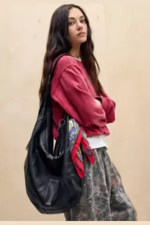 Urban Outfitters UO Casie Large Faux Leather Sling Bag