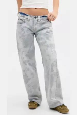 BDG Kayla Lowrider Flower Jeans