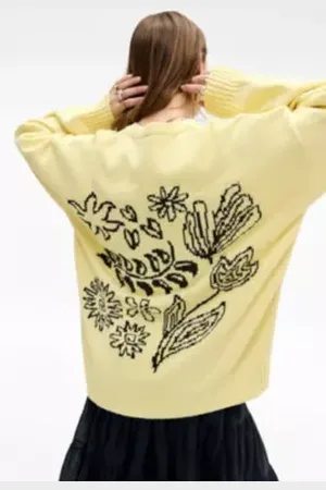 Urban Outfitters UO Foliage Pattern Skate Jumper