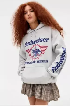 Urban Outfitters UO Budweiser Oversized Hoodie